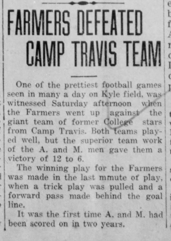 Camp Travis Recap The Eagle Nov. 4, 1918.jfif